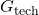 G_{\text{tech}}