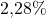 2{,}28\%
