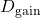 D_{\text{gain}}